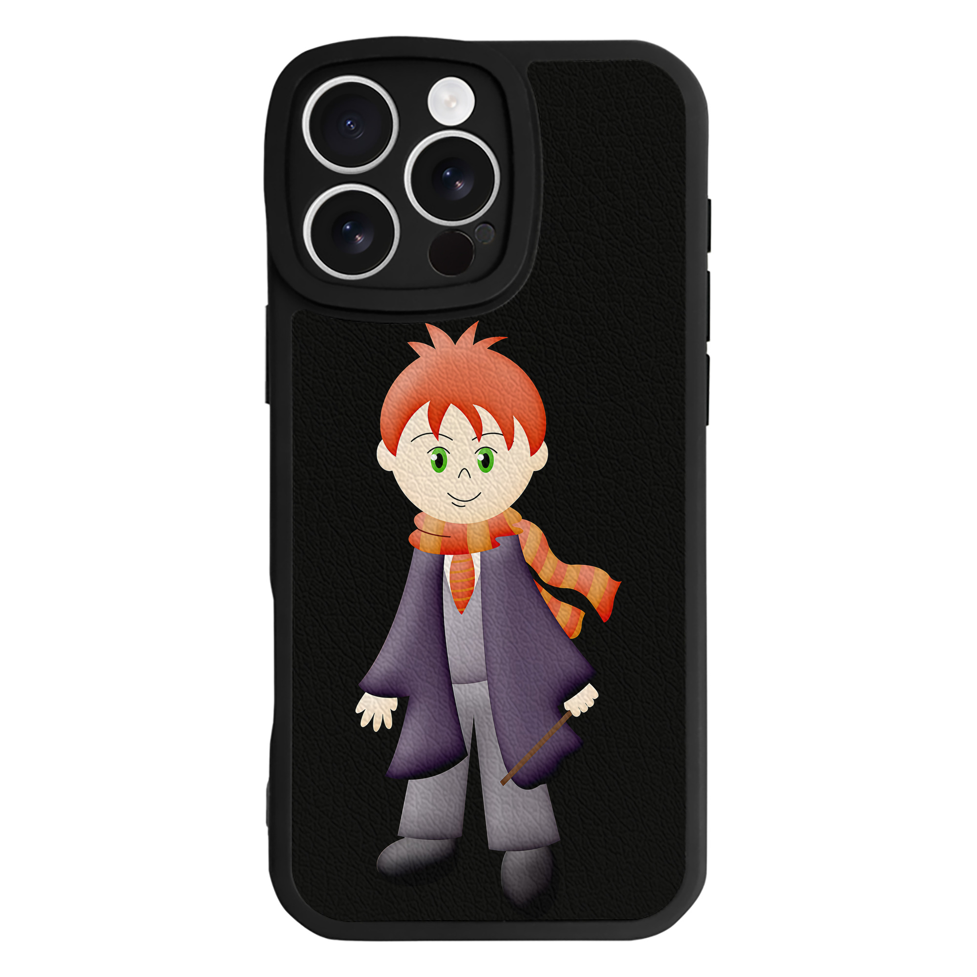 （画像用） Harry Potter ハリー・ポッターシリーズ 【iPhone 16シリーズ対応】シリコンスマホケース（レザー調） 材質：シリコン